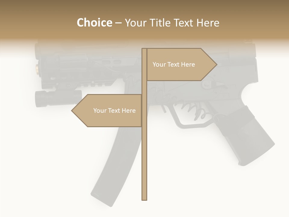 War Military Shooting PowerPoint Template