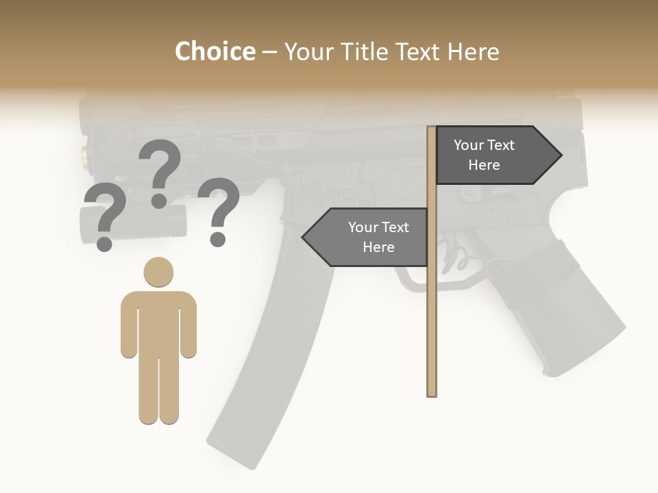 War Military Shooting PowerPoint Template