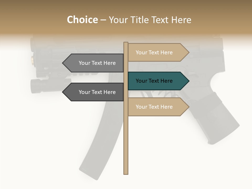 War Military Shooting PowerPoint Template