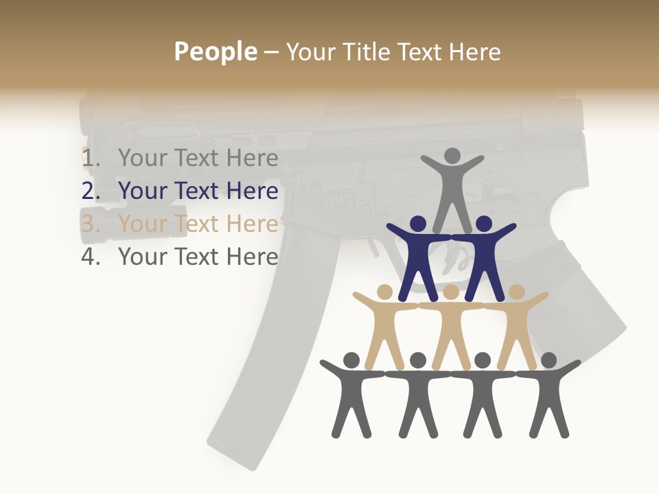 War Military Shooting PowerPoint Template