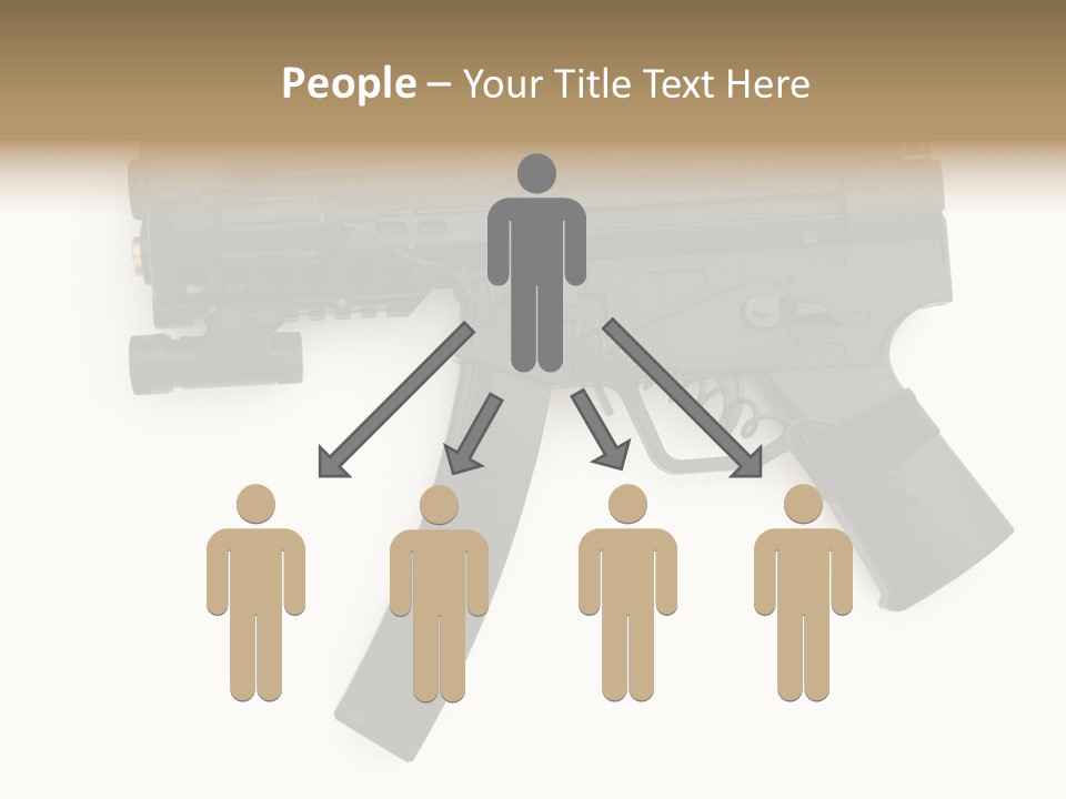 War Military Shooting PowerPoint Template