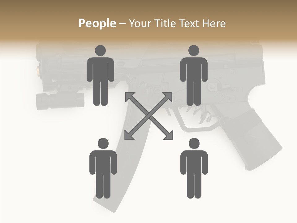 War Military Shooting PowerPoint Template