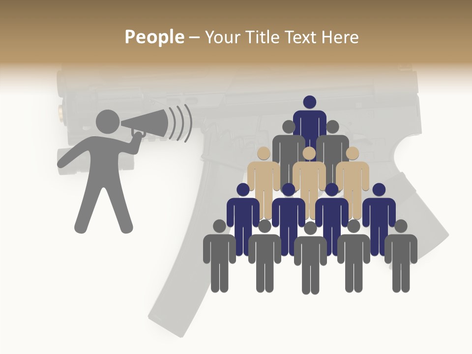 War Military Shooting PowerPoint Template