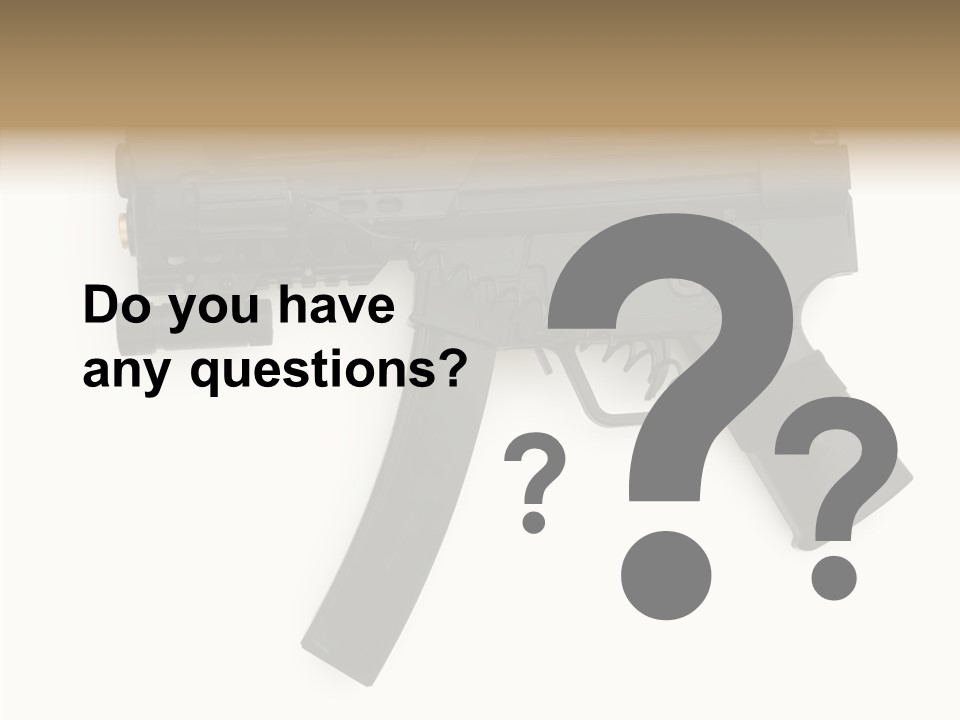 War Military Shooting PowerPoint Template