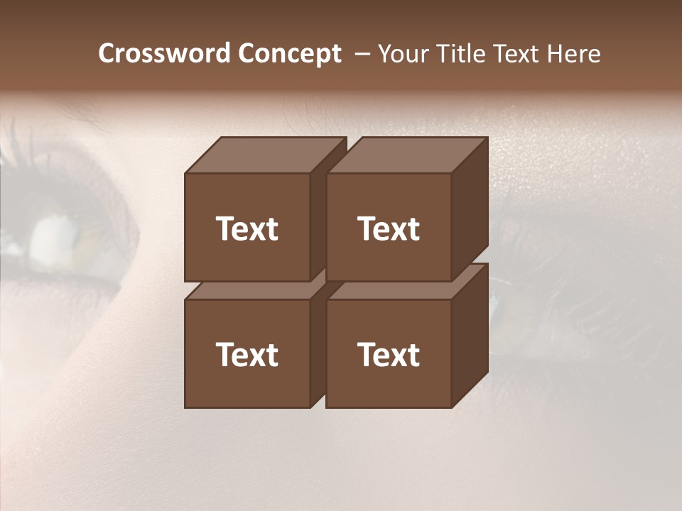 White Closeup Healthy PowerPoint Template