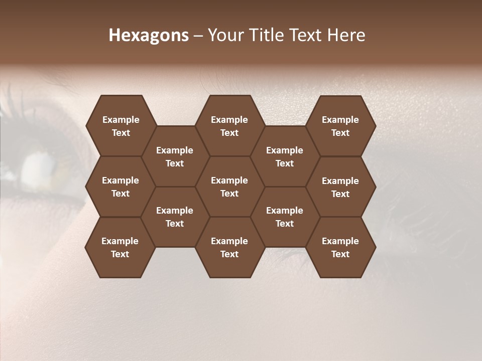 White Closeup Healthy PowerPoint Template