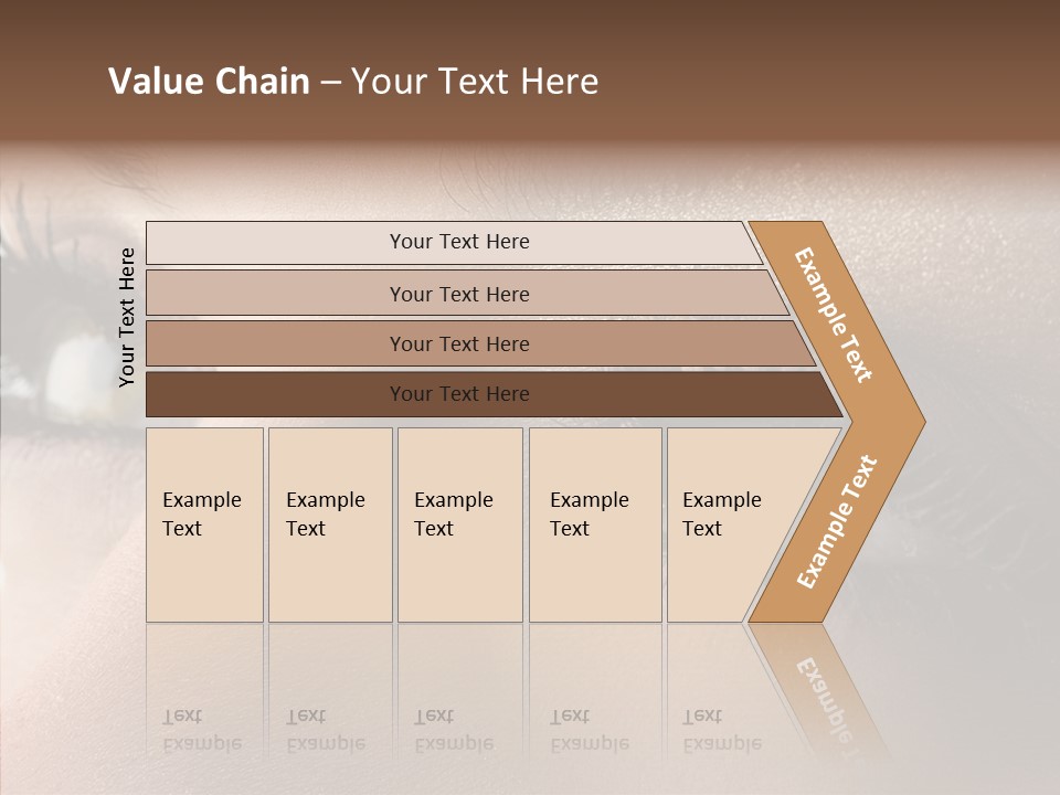 White Closeup Healthy PowerPoint Template