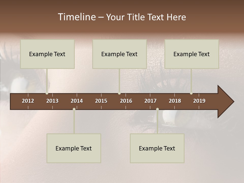 White Closeup Healthy PowerPoint Template