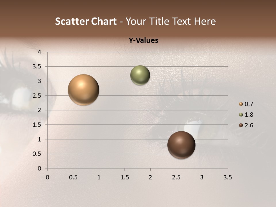 White Closeup Healthy PowerPoint Template