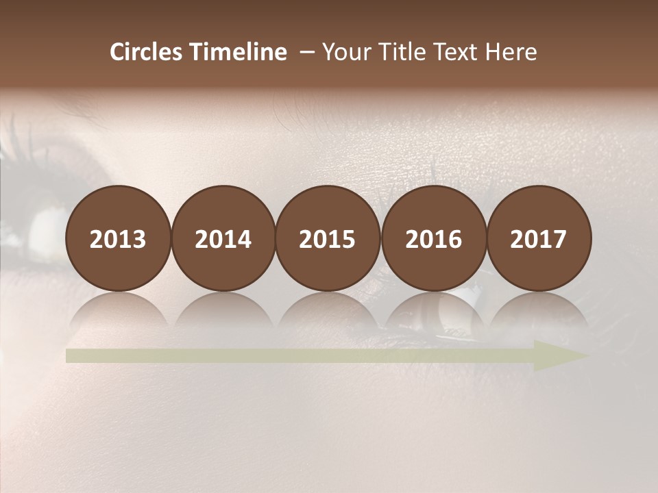 White Closeup Healthy PowerPoint Template