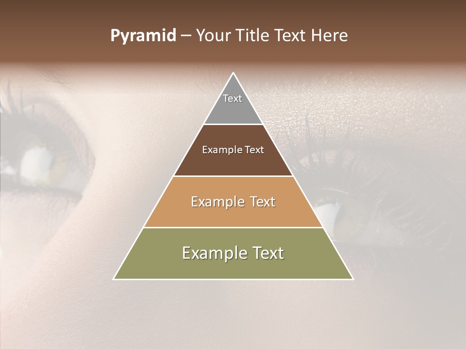 White Closeup Healthy PowerPoint Template