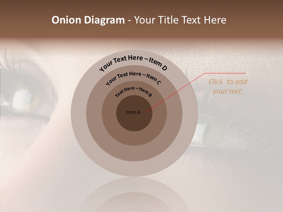 White Closeup Healthy PowerPoint Template