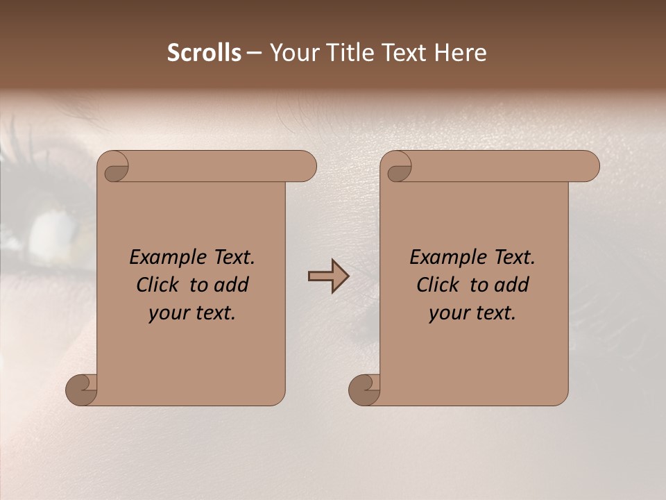 White Closeup Healthy PowerPoint Template