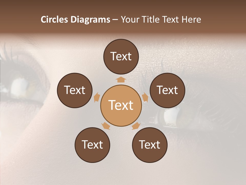 White Closeup Healthy PowerPoint Template