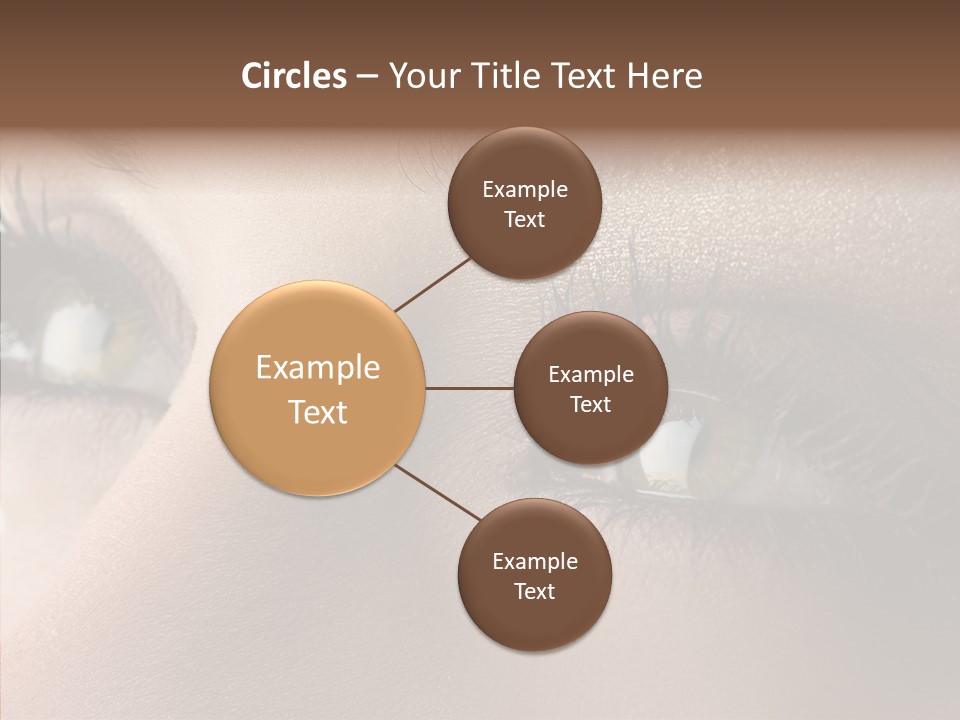 White Closeup Healthy PowerPoint Template