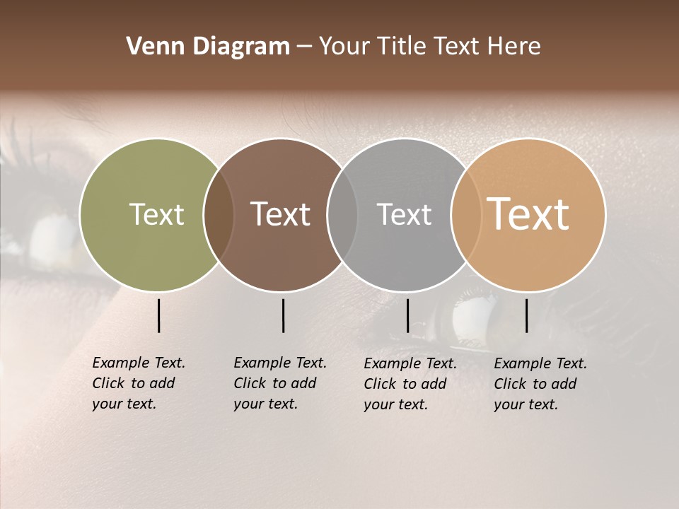 White Closeup Healthy PowerPoint Template