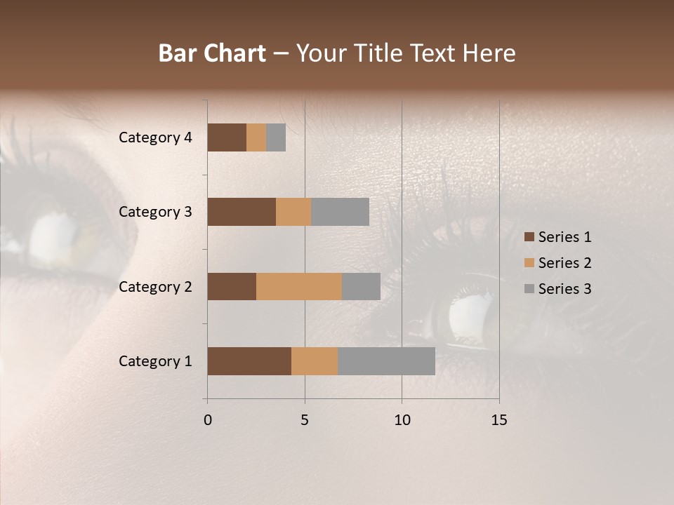 White Closeup Healthy PowerPoint Template