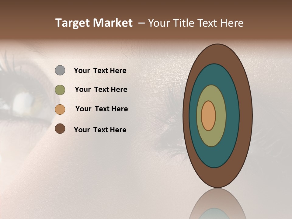 White Closeup Healthy PowerPoint Template