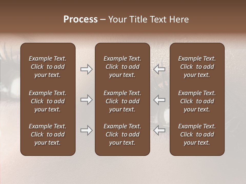 White Closeup Healthy PowerPoint Template