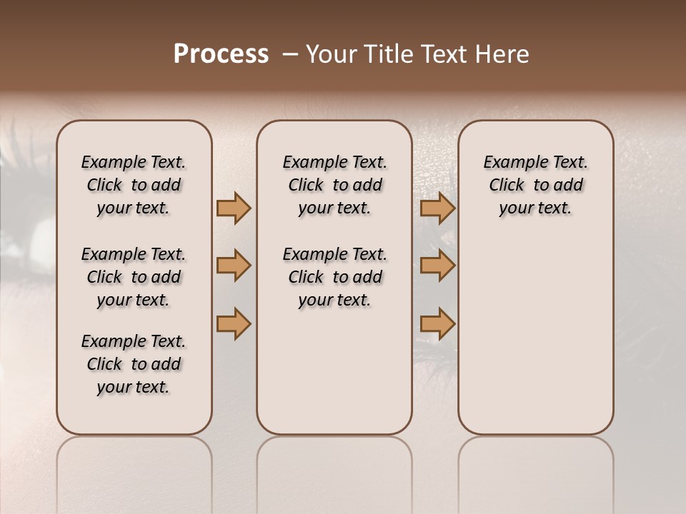 White Closeup Healthy PowerPoint Template
