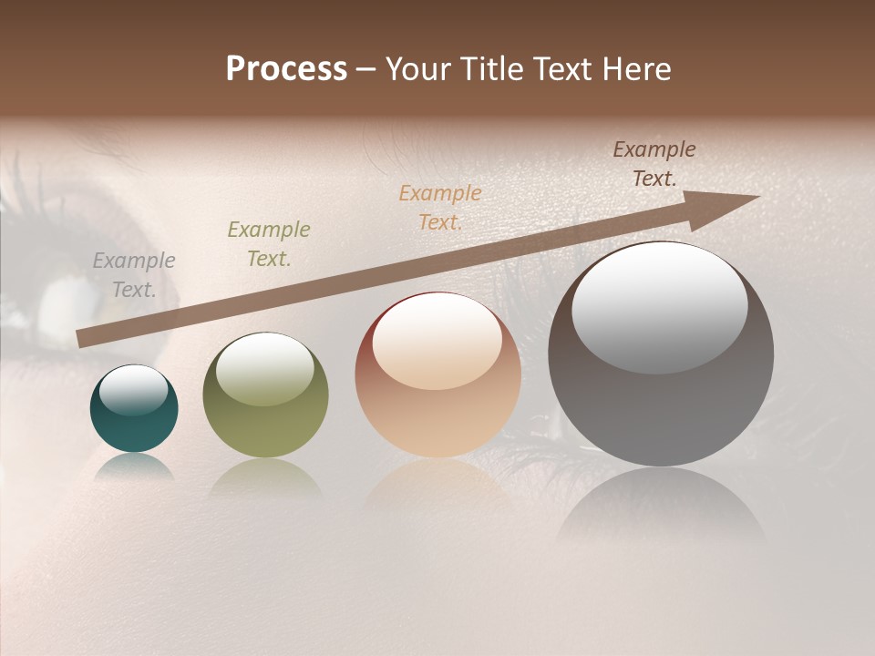 White Closeup Healthy PowerPoint Template