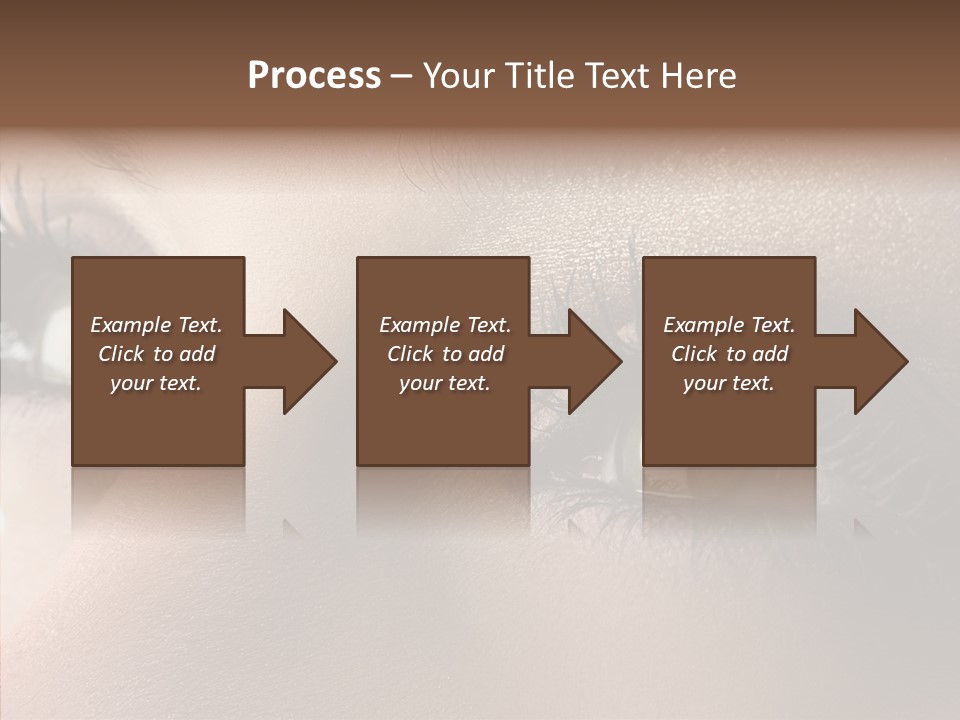 White Closeup Healthy PowerPoint Template