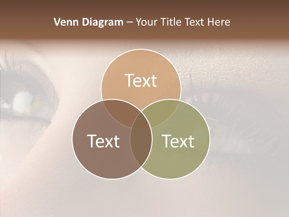 White Closeup Healthy PowerPoint Template