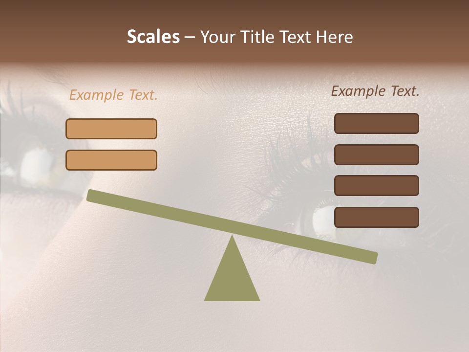 White Closeup Healthy PowerPoint Template
