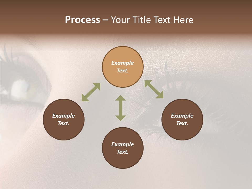 White Closeup Healthy PowerPoint Template