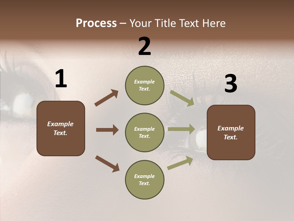 White Closeup Healthy PowerPoint Template