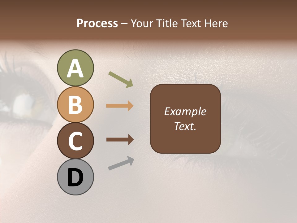 White Closeup Healthy PowerPoint Template