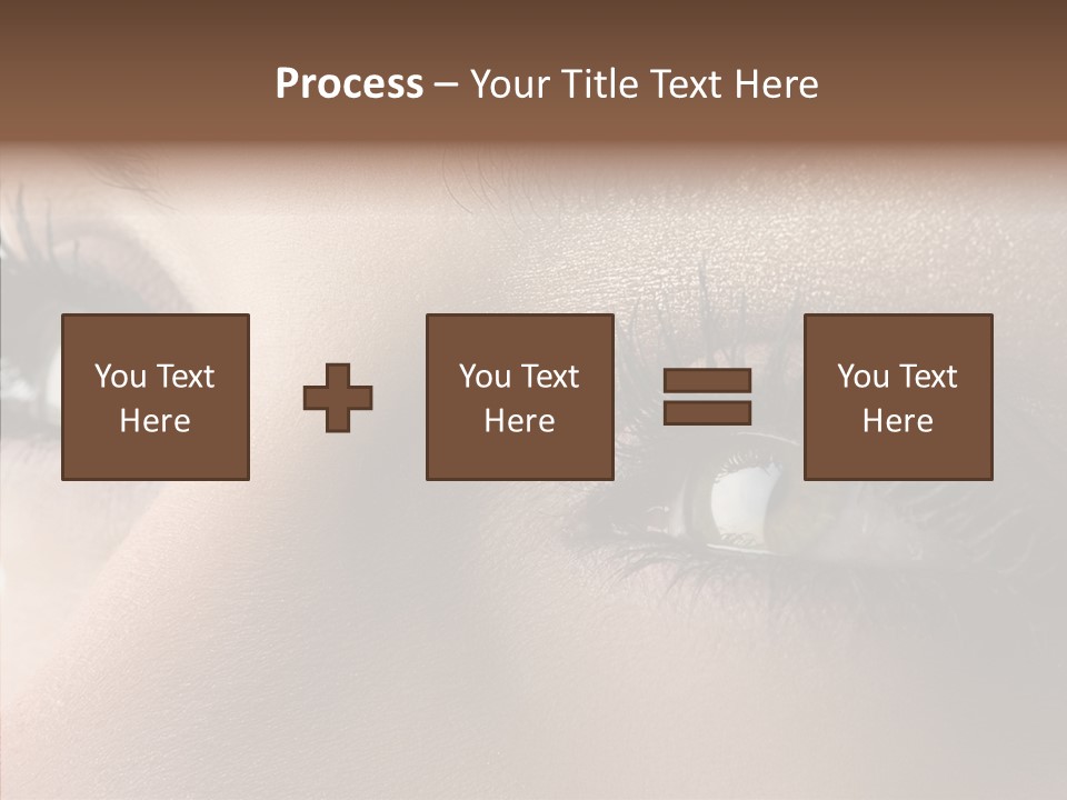 White Closeup Healthy PowerPoint Template