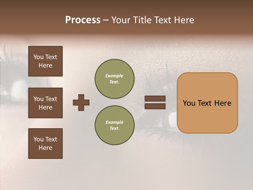 White Closeup Healthy PowerPoint Template