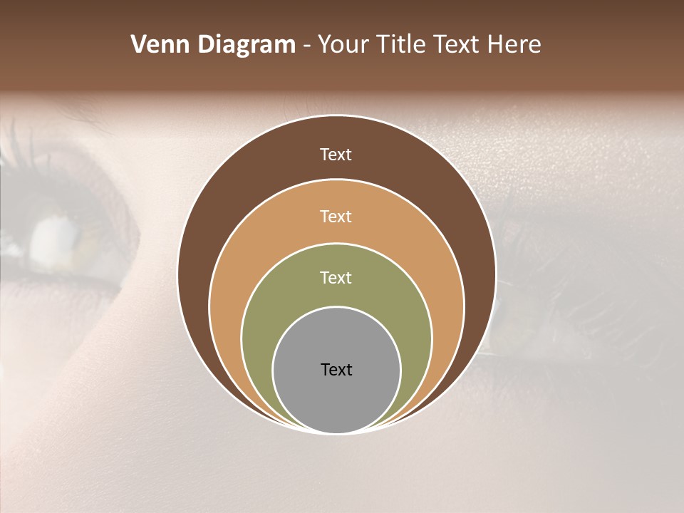 White Closeup Healthy PowerPoint Template
