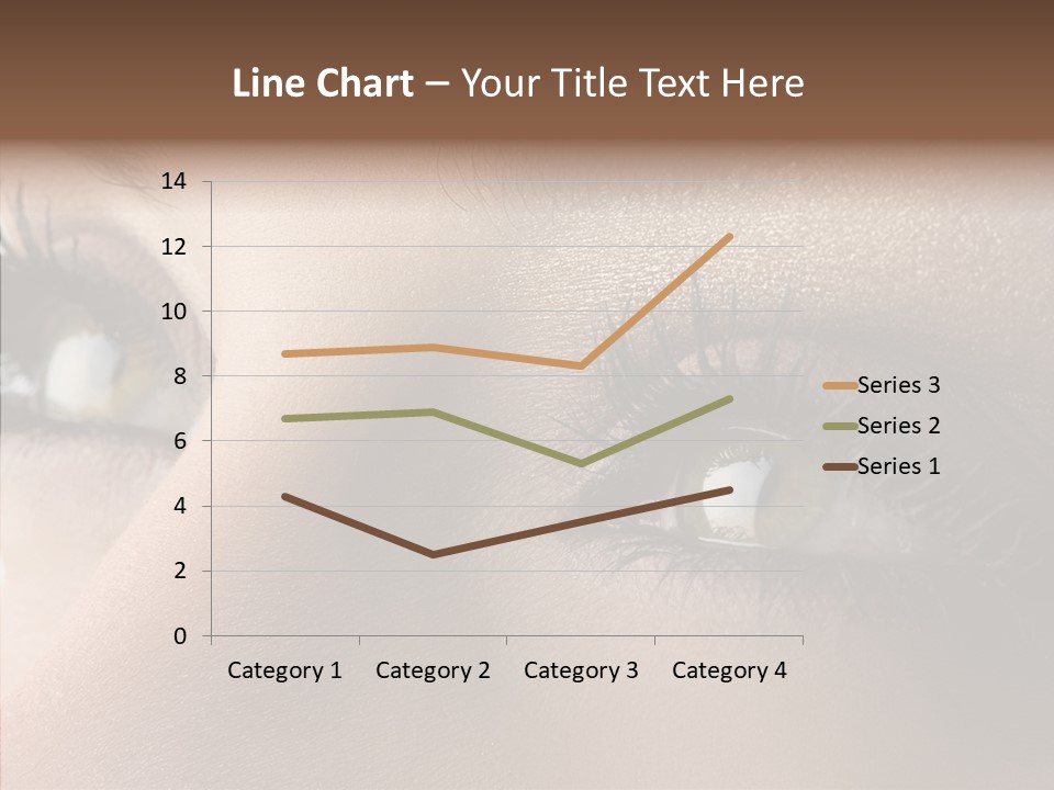 White Closeup Healthy PowerPoint Template