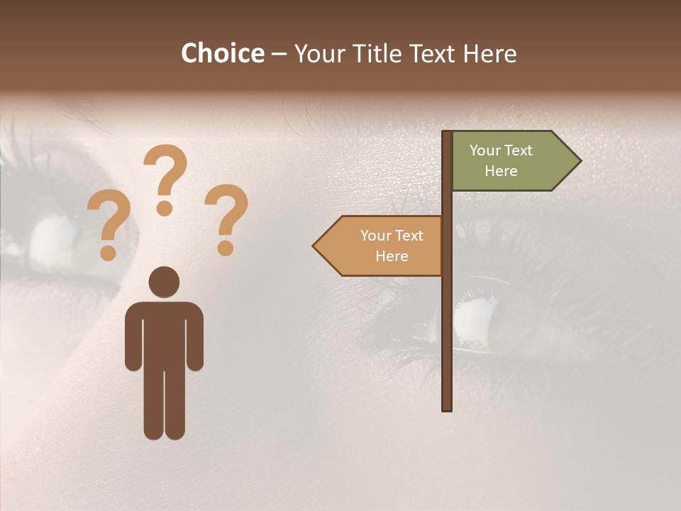 White Closeup Healthy PowerPoint Template