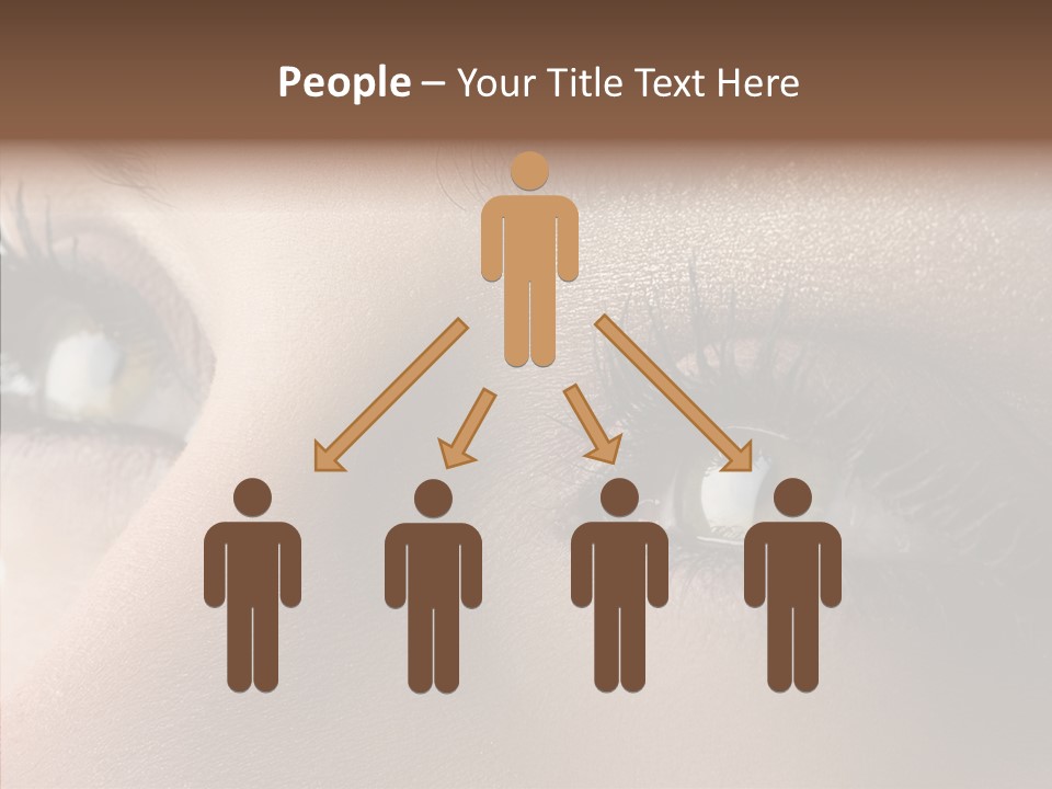 White Closeup Healthy PowerPoint Template