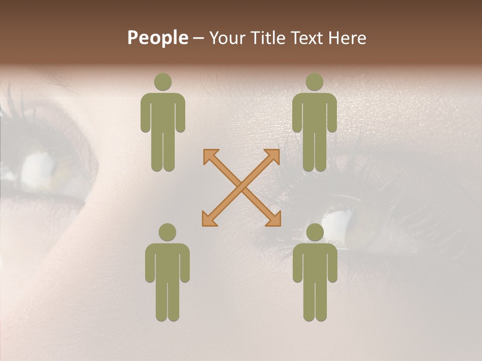 White Closeup Healthy PowerPoint Template