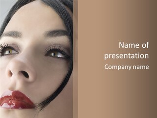 Expression Vitality Brunette PowerPoint Template