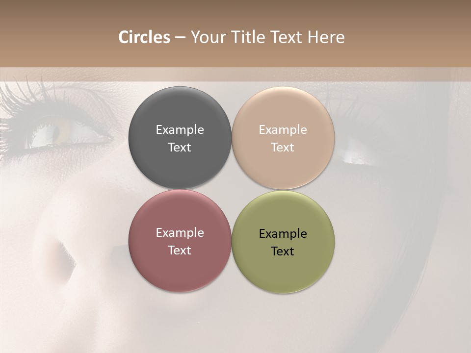 Expression Vitality Brunette PowerPoint Template