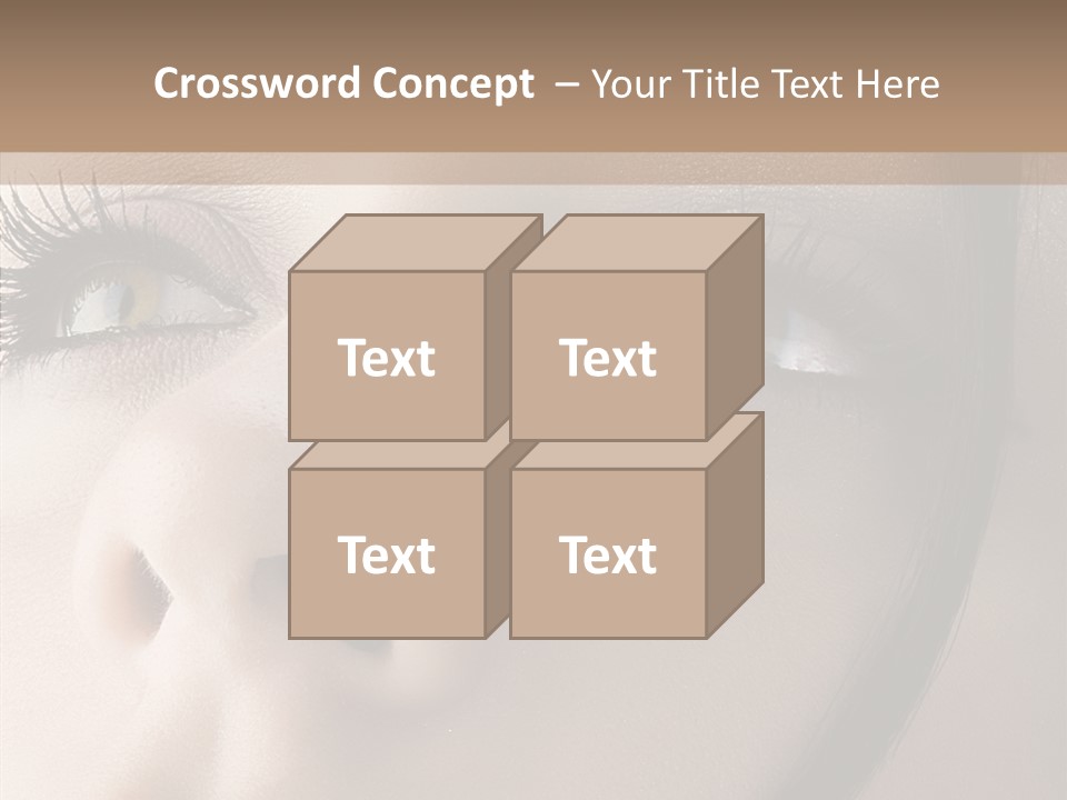 Expression Vitality Brunette PowerPoint Template