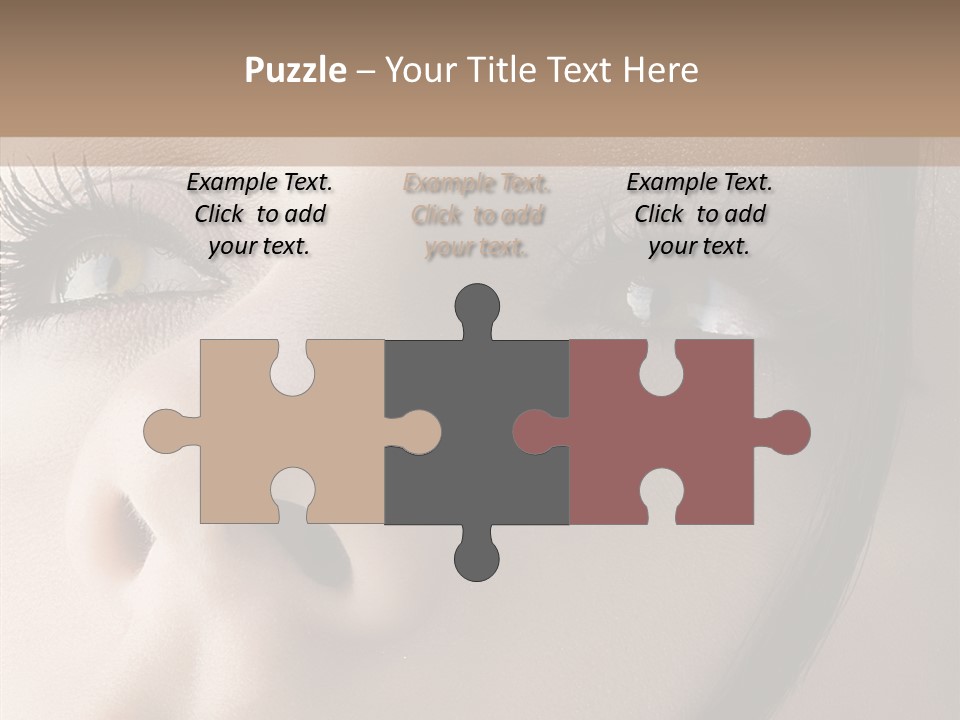 Expression Vitality Brunette PowerPoint Template