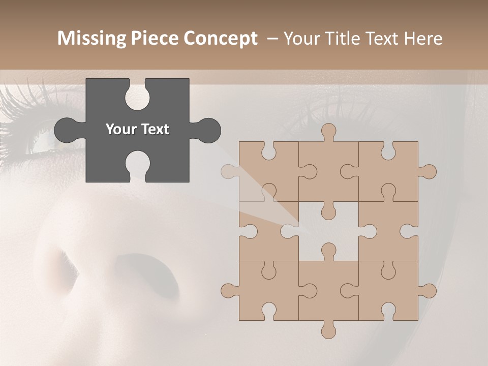 Expression Vitality Brunette PowerPoint Template