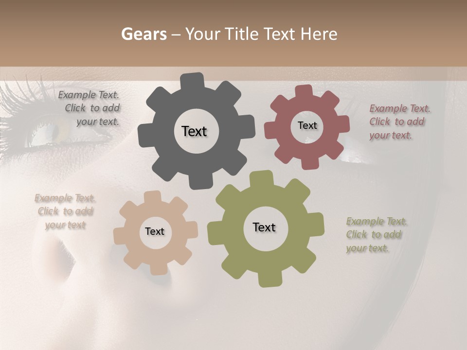 Expression Vitality Brunette PowerPoint Template