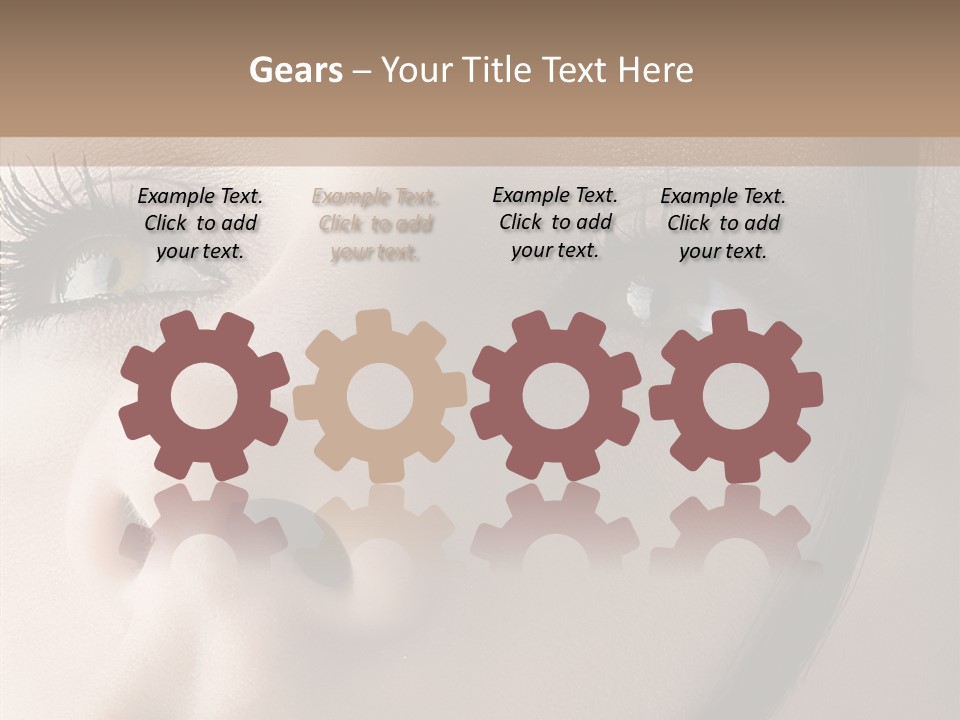 Expression Vitality Brunette PowerPoint Template