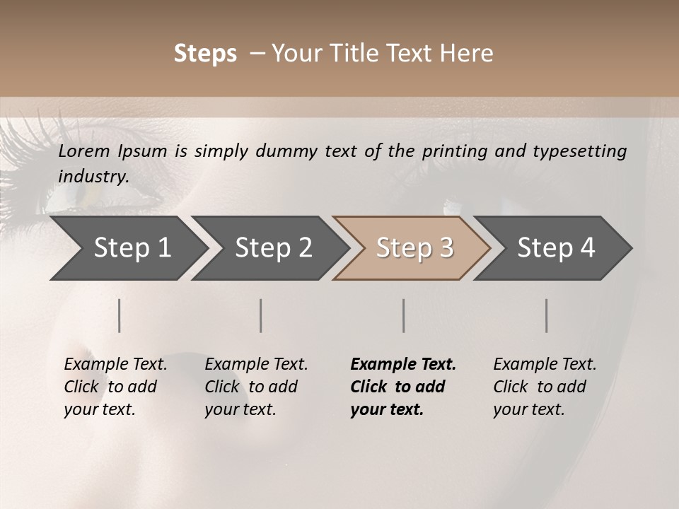 Expression Vitality Brunette PowerPoint Template