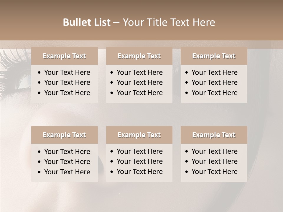 Expression Vitality Brunette PowerPoint Template