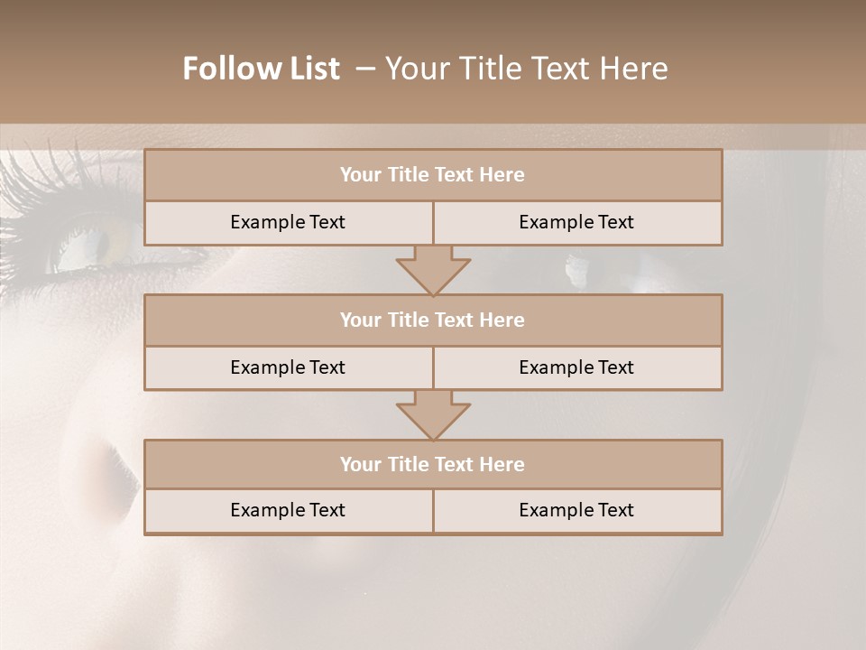 Expression Vitality Brunette PowerPoint Template