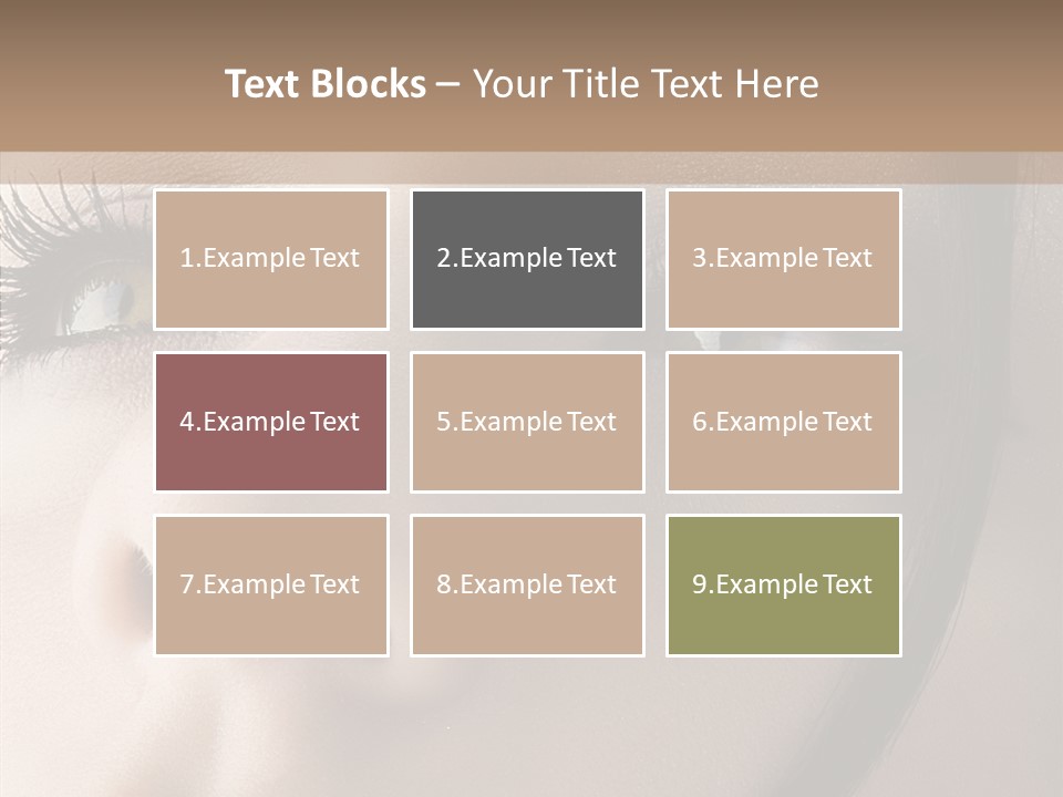 Expression Vitality Brunette PowerPoint Template