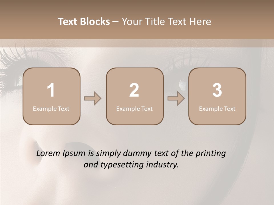 Expression Vitality Brunette PowerPoint Template